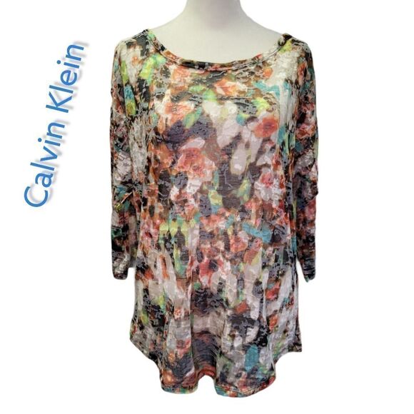 Calvin Klein sheer top - Picture 1 of 10